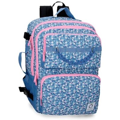 Enso Fleur Kabinen-Laptop-Rucksack Blau 28x40x20 cm Polyester 22,4L Enso Fleur Kabinen-Laptop-Rucksack Blau 28x40x20 cm Polyester 22,4L