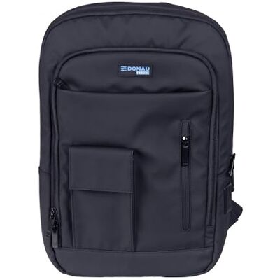 DONAU TRAVEL Rome Laptop Rucksack/ 13,9"/ arbeiten/zur Universität/wasserdichtes material/Laptop- und Tabletfach/ 29x7x43cm/ Fassungsvermögen 9 Liter/Schwarz DONAU TRAVEL Rome Laptop Rucksack/ 13,9"/ arbeiten/zur Universität/wasserdichtes material/Laptop- und Tabletfach/ 29x7x43cm/ Fassungsvermögen 9 Liter/Schwarz