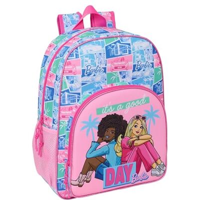 safta BARBIE Schulrucksack für Kinder, Kinderrucksack, anpassbar an den Kinderwagen, ideal für Kinder im Schulalter, bequem und vielseitig, Qualität und Widerstandsfähigkeit, 33 x 14 x 42 cm safta BARBIE Schulrucksack für Kinder, Kinderrucksack, anpassbar an den Kinderwagen, ideal für Kinder im Schulalter, bequem und vielseitig, Qualität und Widerstandsfähigkeit, 33 x 14 x 42 cm