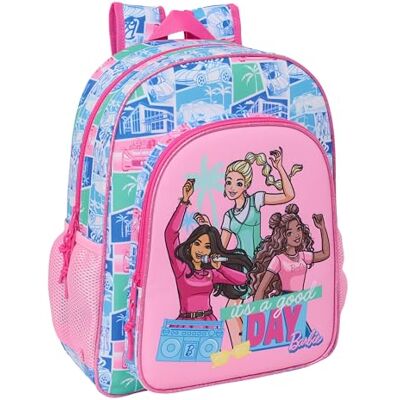 safta Barbie Schulrucksack für Kinder, anpassbar an Kinderwagen, ideal für Kinder im Schulalter, bequem und vielseitig, Qualität und Widerstandsfähigkeit, 32 x 12 x 38 cm safta Barbie Schulrucksack für Kinder, anpassbar an Kinderwagen, ideal für Kinder im Schulalter, bequem und vielseitig, Qualität und Widerstandsfähigkeit, 32 x 12 x 38 cm