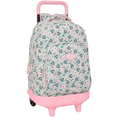 safta Minnie Mouse Minty, großer Schulrucksack mit Rädern, ideal für Kinder verschiedener Altersgruppen, bequem und vielseitig, Qualität und Widerstandsfähigkeit, 32 x 14 x 46 cm safta Minnie Mouse Minty, großer Schulrucksack mit Rädern, ideal für Kinder verschiedener Altersgruppen, bequem und vielseitig, Qualität und Widerstandsfähigkeit, 32 x 14 x 46 cm