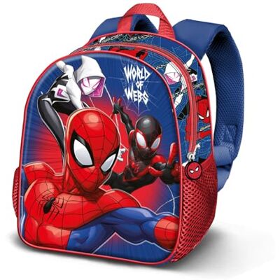 KARACTERMANIA Marvel Spiderman Word-Basic Rucksack, Blau, 30 x 38 cm, Kapazität 13 L KARACTERMANIA Marvel Spiderman Word-Basic Rucksack, Blau, 30 x 38 cm, Kapazität 13 L