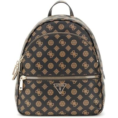 Guess Rucksack Freizeitrucksack Manhattan II Large Backpack Mocha Logo dunkelbraun Guess Rucksack Freizeitrucksack Manhattan II Large Backpack Mocha Logo dunkelbraun
