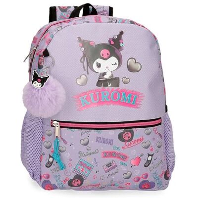 Pepe Jeans Kuromi Sanrio Retropop Freizeitrucksack Lila 27x33x11 cm Polyester 9,8L Pepe Jeans Kuromi Sanrio Retropop Freizeitrucksack Lila 27x33x11 cm Polyester 9,8L