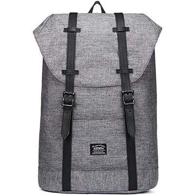 KAUKKO Rucksack Damen Herren Schön und Praktisch Daypack für Schule, Uni, Beruf und Freizeit mit 14" Laptopfach Tasche für den Alltag,18L KAUKKO Rucksack Damen Herren Schön und Praktisch Daypack für Schule, Uni, Beruf und Freizeit mit 14" Laptopfach Tasche für den Alltag,18L