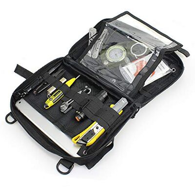 WYNEX Taktische Admin Molle Beutel, medizinische EDC EMT Utility Bag Shell Design Befestigung Beutel 1000D Nylon Wandern Gürteltaschen wasserdicht WYNEX Taktische Admin Molle Beutel, medizinische EDC EMT Utility Bag Shell Design Befestigung Beutel 1000D Nylon Wandern Gürteltaschen wasserdicht
