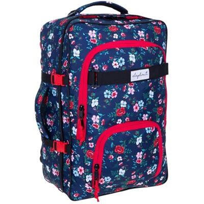 Elephant Rucksack Handgepäck Reise Fly 42 L Laptop Fach 13023 Blue Flower Damen Travel Daypack Kabinenrucksack Kabinengepäck Reiserucksack groß viel Stauraum Blau blume Elephant Rucksack Handgepäck Reise Fly 42 L Laptop Fach 13023 Blue Flower Damen Travel Daypack Kabinenrucksack Kabinengepäck Reiserucksack groß viel Stauraum Blau blume