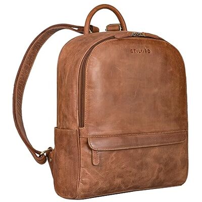 STILORD "Erika Rucksack Damen Klein Ecthleder Ledertasche Vintage Daypack Kleiner Cityrucksack Backpack Tagesrucksack Kleiner Handgepäck Rucksack Weiches Leder Farbe:andorra braun STILORD "Erika Rucksack Damen Klein Ecthleder Ledertasche Vintage Daypack Kleiner Cityrucksack Backpack Tagesrucksack Kleiner Handgepäck Rucksack Weiches Leder Farbe:andorra braun