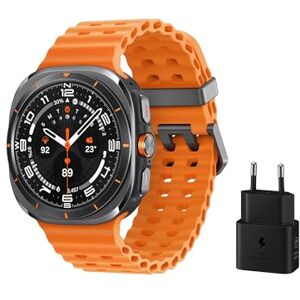 Samsung Galaxy Watch Ultra LTE 47 mm + Ladegerät Smartwatch, Gesundheitsüberwachung, Sport-Tracking, Orange (spanische Version) Samsung Galaxy Watch Ultra LTE 47 mm + Ladegerät Smartwatch, Gesundheitsüberwachung, Sport-Tracking, Orange (spanische Version)