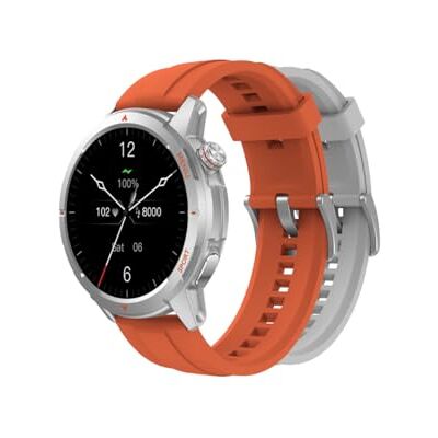 Beafon , Smartwatch 601, Armbanduhr, AMOLED Display 1,43“ (3,63cm), Panda Glas, Kompass, Höhenmesser, IP68, 5ATM, Sport Mode, Herzfrequenz, Blutsauerstoff, Schrittzähler, Bluetooth Anrufe, GPS Beafon , Smartwatch 601, Armbanduhr, AMOLED Display 1,43“ (3,63cm), Panda Glas, Kompass, Höhenmesser, IP68, 5ATM, Sport Mode, Herzfrequenz, Blutsauerstoff, Schrittzähler, Bluetooth Anrufe, GPS