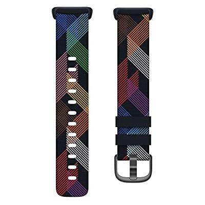 Fitbit Unisex-Adult Charge 5,Woven Band,Prism Pride,Large Activity Tracker Accessory Fitbit Unisex-Adult Charge 5,Woven Band,Prism Pride,Large Activity Tracker Accessory