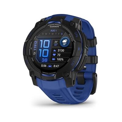 Garmin Instinct 3, 45 mm, GPS-Multisport-Smartwatch, Bolt Blue Garmin Instinct 3, 45 mm, GPS-Multisport-Smartwatch, Bolt Blue