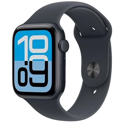 Apple Watch SE 3 GPS + Cellular 44 mm Smartwatch mit Aluminiumgehäuse in Mitternacht und Sportarmband in Mitternacht (S/M). Fitness‑ und Schlaftracker, Herzfrequenzmesser, Always-On Display Apple Watch SE 3 GPS + Cellular 44 mm Smartwatch mit Aluminiumgehäuse in Mitternacht und Sportarmband in Mitternacht (S/M). Fitness‑ und Schlaftracker, Herzfrequenzmesser, Always-On Display