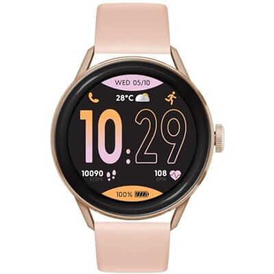 ICE-WATCH Ice Smart 2.0 Rose-Gold Nude Runde, rosafarbene Connected Watch für Frauen (1,2 Zoll) ICE-WATCH Ice Smart 2.0 Rose-Gold Nude Runde, rosafarbene Connected Watch für Frauen (1,2 Zoll)