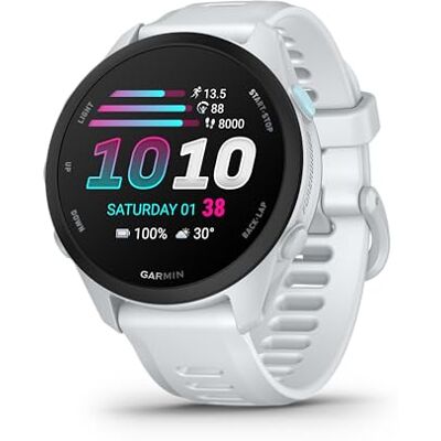 Garmin Forerunner 70, 43 mm, GPS-Laufuhr, Steinweiss Garmin Forerunner 70, 43 mm, GPS-Laufuhr, Steinweiss