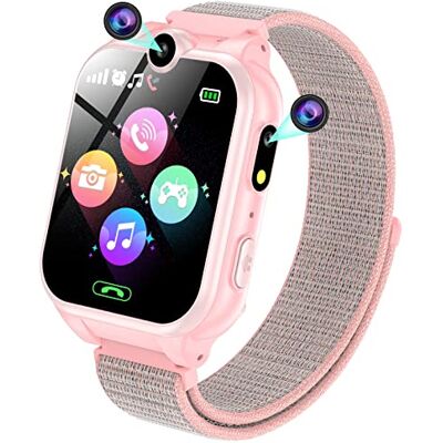 PTHTECHUS Smartwatch Kinder 1.68'' Uhr Telefon für Mädchen Jungen mit Anruf, SOS, 18 Spiele, Musik, Kamera, Wecker, Taschenlampe, Kinderuhr Telefonieren Smart Watch Kids Geschenk PTHTECHUS Smartwatch Kinder 1.68'' Uhr Telefon für Mädchen Jungen mit Anruf, SOS, 18 Spiele, Musik, Kamera, Wecker, Taschenlampe, Kinderuhr Telefonieren Smart Watch Kids Geschenk
