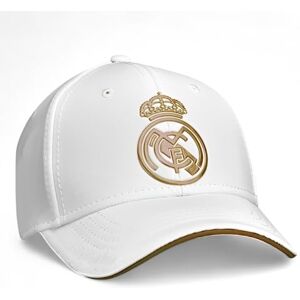 Real Madrid FC Rm3go19, Erwachsene Unisex Weiß/Gold, Einheitsgröße Real Madrid FC Rm3go19, Erwachsene Unisex Weiß/Gold, Einheitsgröße