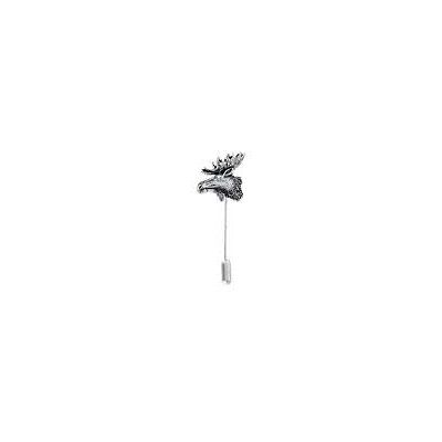 prideindetails A27 Elch Kopf des feines englisches Zinn Motiv auf einem Krawattennadel Stick hat Schal Halsband Fell prideindetails A27 Elch Kopf des feines englisches Zinn Motiv auf einem Krawattennadel Stick hat Schal Halsband Fell