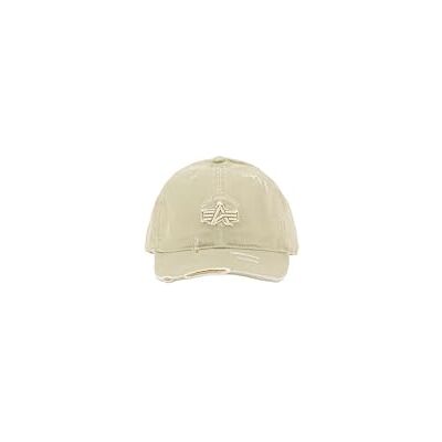 Alpha Herren Acid Logo Kappe, Organic Beige, One Size Alpha Herren Acid Logo Kappe, Organic Beige, One Size