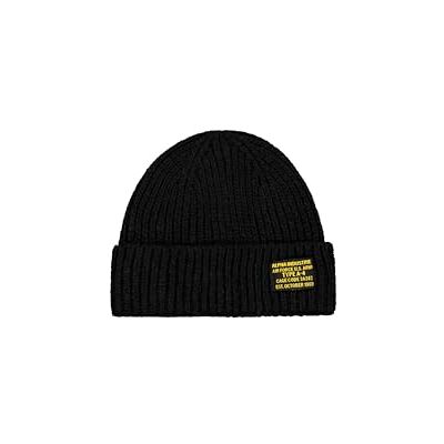 Alpha Unisex A-4 Watch Vintage Beanie, Black, One Size Alpha Unisex A-4 Watch Vintage Beanie, Black, One Size