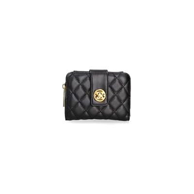 Pierre Cardin Marcella Matelassé Geldbörse mit Drehverschluss 9x10x2 cm Schwarz Pierre Cardin Marcella Matelassé Geldbörse mit Drehverschluss 9x10x2 cm Schwarz