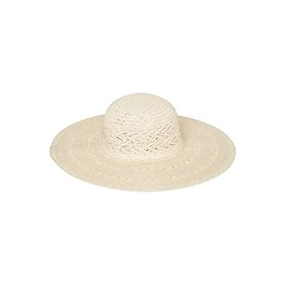 PIECES Damen Pcbyllis Straw Hat Hut, Nature, Einheitsgröße EU PIECES Damen Pcbyllis Straw Hat Hut, Nature, Einheitsgröße EU