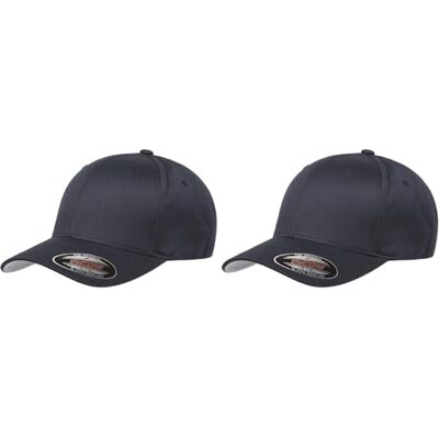Flexfit Herren Wooly Combed Twill Fitted Baseball Cap, Dunkel Navy, S/M Flexfit Herren Wooly Combed Twill Fitted Baseball Cap, Dunkel Navy, S/M