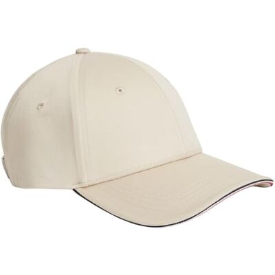 Tommy Hilfiger Herren Cap Corporate Cotton 6 Panel Basecap, Beige (Classic Beige), Einheitsgröße Tommy Hilfiger Herren Cap Corporate Cotton 6 Panel Basecap, Beige (Classic Beige), Einheitsgröße