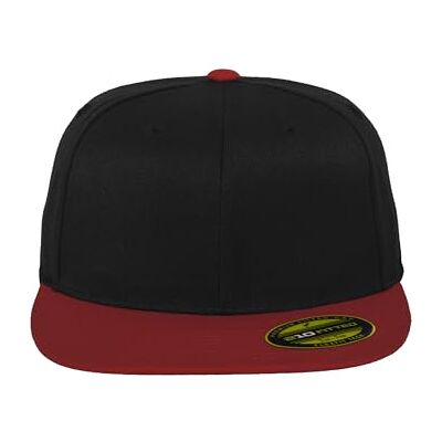 Flexfit Erwachsene Mütze Premium 210 Fitted 2-Tone, Blk/Red, S/M, 6210T Flexfit Erwachsene Mütze Premium 210 Fitted 2-Tone, Blk/Red, S/M, 6210T