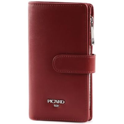 Picard Geldbörse Bingo 7930 für Damen aus Rindsleder in der Farbe Rot, 16 x 9 x 3 cm, 7930342087 Picard Geldbörse Bingo 7930 für Damen aus Rindsleder in der Farbe Rot, 16 x 9 x 3 cm, 7930342087