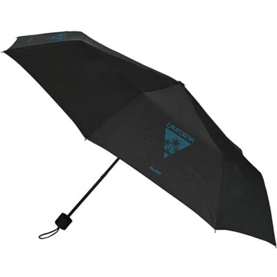 safta BLACKFIT8 CALIFORNIA Regenschirm, faltbar, manuell, 8 Paneele, Metallstäbe, bequem und vielseitig, Qualität und Widerstandsfähigkeit, 24-56 cm, Material Polyester, schwarz/blau, M, Casual safta BLACKFIT8 CALIFORNIA Regenschirm, faltbar, manuell, 8 Paneele, Metallstäbe, bequem und vielseitig, Qualität und Widerstandsfähigkeit, 24-56 cm, Material Polyester, schwarz/blau, M, Casual