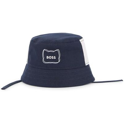 Boss Bucket Hat Baby Boys, Blau, 48 Boss Bucket Hat Baby Boys, Blau, 48