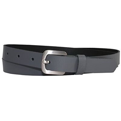 Vascavi Ledergürtel echt Leder Gürtel, Jeansgürtel, Hüftgürtel, Made in Germany, 2 cm breit und ca. 0.25 cm stark (90 cm Gesamtlänge 100 cm, Grau) Vascavi Ledergürtel echt Leder Gürtel, Jeansgürtel, Hüftgürtel, Made in Germany, 2 cm breit und ca. 0.25 cm stark (90 cm Gesamtlänge 100 cm, Grau)