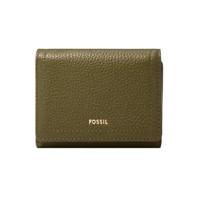Fossil Logan Damen Grün Leder Geldbörse, SL10067316 Fossil Logan Damen Grün Leder Geldbörse, SL10067316