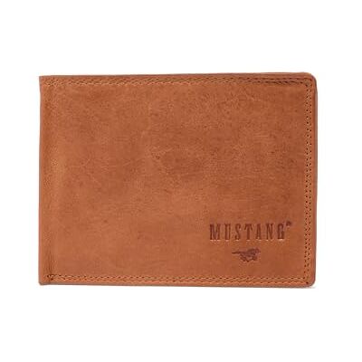 MUSTANG Udine Leather Wallet Side Opening Cognac MUSTANG Udine Leather Wallet Side Opening Cognac