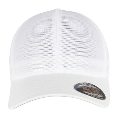 Flexfit 360 OMNIMESH Cap,White S/M Flexfit 360 OMNIMESH Cap,White S/M