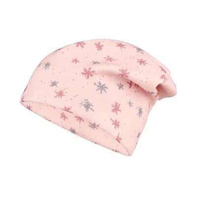 Sterntaler Beanie Kristalle – Mädchen Mütze mit winterlichem Schneekristall-Print – Lässige Slouch Beanie aus Sweat mit Flauschiger Innenseite warm und kuschelig – lichtrosa, Größe 51 Sterntaler Beanie Kristalle – Mädchen Mütze mit winterlichem Schneekristall-Print – Lässige Slouch Beanie aus Sweat mit Flauschiger Innenseite warm und kuschelig – lichtrosa, Größe 51
