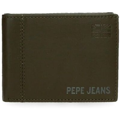 Pepe Jeans Cortland Geldbörse mit Geldbörse, Grün, 11 x 8 x 1 cm, Leder von Joumma Bags Pepe Jeans Cortland Geldbörse mit Geldbörse, Grün, 11 x 8 x 1 cm, Leder von Joumma Bags