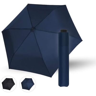 Doppler Regenschirm Zero Large in deep blue I Ultra leichter Minischirm I Handöffner Taschenschirm I mit Schirmtasche I kompakt & leicht I Taschenregenschirm sturmfest Doppler Regenschirm Zero Large in deep blue I Ultra leichter Minischirm I Handöffner Taschenschirm I mit Schirmtasche I kompakt & leicht I Taschenregenschirm sturmfest