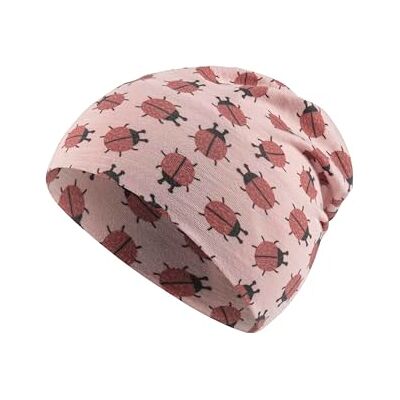Sterntaler Beanie Marienkäfer Sommer Jersey Babymütze aus Flammgarnjersey für Mädchen mit UV Schutz 50+ Leichte Mütze mit Aufdruck schützt den Kopf vor der Sonne zartrosa, 43 Sterntaler Beanie Marienkäfer Sommer Jersey Babymütze aus Flammgarnjersey für Mädchen mit UV Schutz 50+ Leichte Mütze mit Aufdruck schützt den Kopf vor der Sonne zartrosa, 43