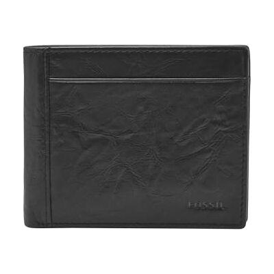 Fossil Geldbörse für Herren Neel, Leder Bifold schwarz 11,4 cm L x 2,5 cm B x 9,5 cm H ML3890001 Fossil Geldbörse für Herren Neel, Leder Bifold schwarz 11,4 cm L x 2,5 cm B x 9,5 cm H ML3890001
