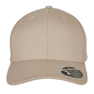 Flexfit Unisex 110 Ripstop Mesh Cap Khaki, one Size Flexfit Unisex 110 Ripstop Mesh Cap Khaki, one Size