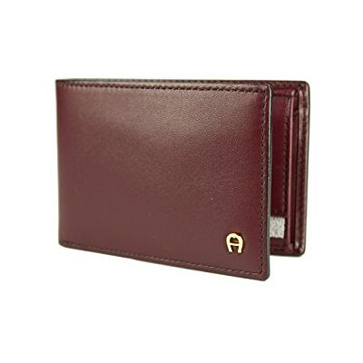 Aigner Geldbörse Portemonnaie Portmonee Geldbeutel im Querformat 10,5x7x1,5cm (B x H x T) (Bordeaux) Aigner Geldbörse Portemonnaie Portmonee Geldbeutel im Querformat 10,5x7x1,5cm (B x H x T) (Bordeaux)