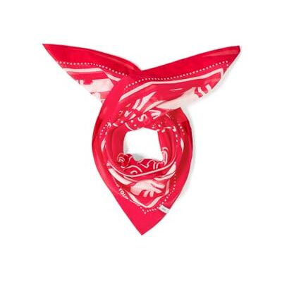 Cecil Bandana mit Print und Wording glazed apple red A Cecil Bandana mit Print und Wording glazed apple red A