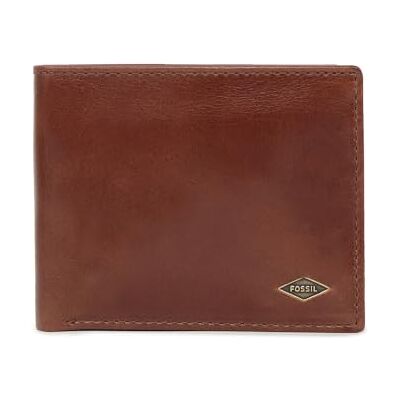 Fossil Geldbörse für Männer Ryan, Leder Bifold Dunkelbraun 12,4 cm L x 0,5 cm B x 8,9 cm H ML3829201 Fossil Geldbörse für Männer Ryan, Leder Bifold Dunkelbraun 12,4 cm L x 0,5 cm B x 8,9 cm H ML3829201