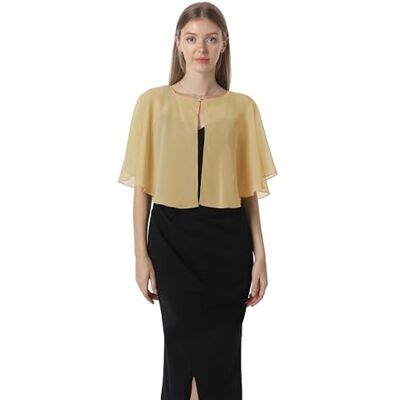 Hotshawl Damen Jkwp0001 Schal, Gold, One Size Hotshawl Damen Jkwp0001 Schal, Gold, One Size