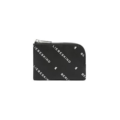 LIEBESKIND Berlin Leder Kartenhalter Monogram Lena Wallet Black schwarz LIEBESKIND Berlin Leder Kartenhalter Monogram Lena Wallet Black schwarz