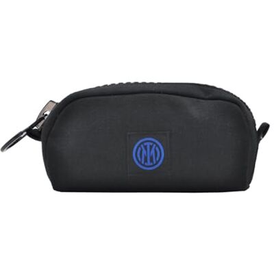 Inter Kleine Canvas-Tasche mit großem Reißverschluss und -Logo, offizielles Produkt von 153429 Inter Kleine Canvas-Tasche mit großem Reißverschluss und -Logo, offizielles Produkt von 153429