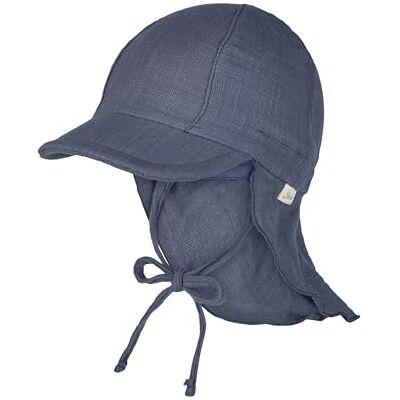 Sterntaler Schirmmütze Nacken Uni Unisex Mütze aus luftigem Baumwoll Musselin Sommermütze mit Nackenschutz Sonnenhut zum Binden Baby und Kinder Kopfbedeckung blau, Größe 53 Sterntaler Schirmmütze Nacken Uni Unisex Mütze aus luftigem Baumwoll Musselin Sommermütze mit Nackenschutz Sonnenhut zum Binden Baby und Kinder Kopfbedeckung blau, Größe 53