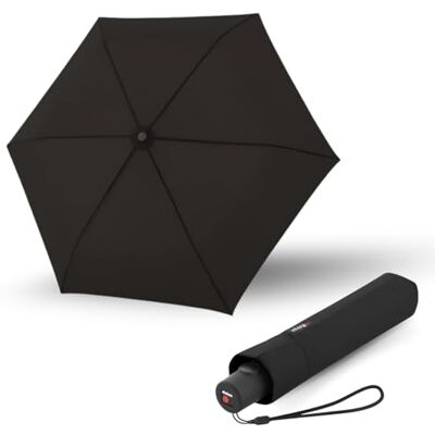 Knirps Regenschirm C.250 Light Duomatic Black mit Schirmtasche I Taschenregenschirm mit Duomatic-Funktion I Auf-Zu-Automatik I Taschenschirm mit Drucktaste I Regenschirm automatisch & leicht Knirps Regenschirm C.250 Light Duomatic Black mit Schirmtasche I Taschenregenschirm mit Duomatic-Funktion I Auf-Zu-Automatik I Taschenschirm mit Drucktaste I Regenschirm automatisch & leicht